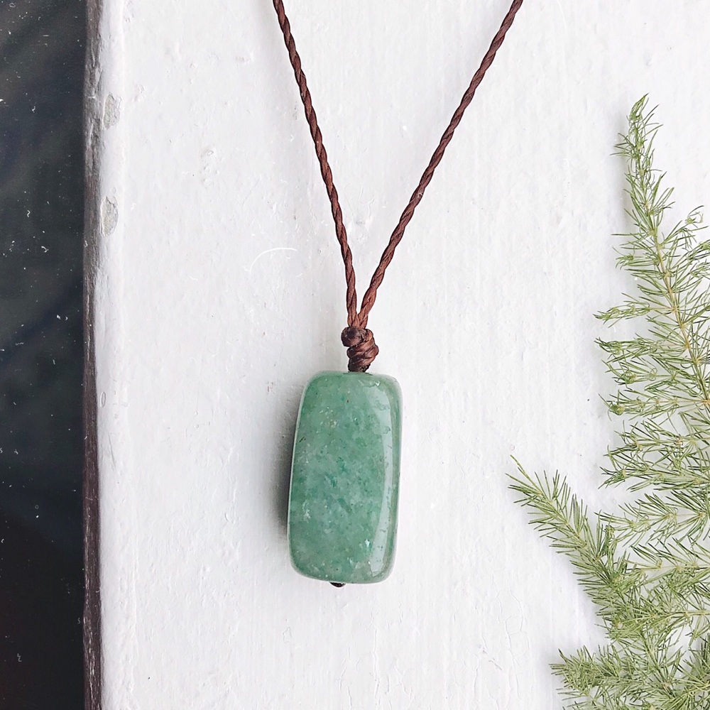 Aventurine Pendant (Choco Brown) Necklace/Choker